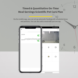 Distributore Automatico di Cibo per Animali Domestici di Alta Qualità con Telecamera Wi-Fi, Nuovo Modello da 6L per Cani e Gatti con Ciotole in Plastica - Product Image 6