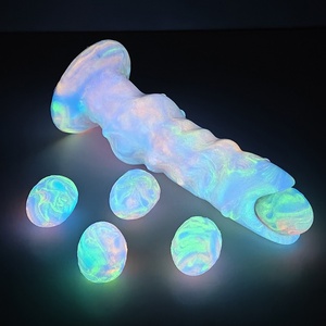 YOCY Dildo Luminoso de Lobo y Perro con Eyaculación, Juguete Sexual de Silicona con Forma de Animal para Hombres y Mujeres - Product Image 2
