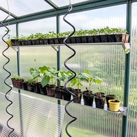 Estacas de Jardín en Espiral para Tomates y Plantas Trepadoras, Soporte Resistente para Rosas y Enredaderas, Interior/Exterior, 5.5-8mm de Diámetro