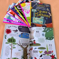 Série de 8 livres d'images scientifiques pour enfants, édition anglaise authentique, série de questions curieuses, encyclopédie