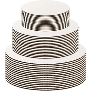 Tambor de pastel en forma de corazón laminado brillante 6 8 10 pulgadas 12 14 pulgadas MDF 5mm tablero de pastel para ensalada y Pizza lámina de oro en relieve - Product Image 1