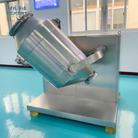 Mélangeur à mouvement tridimensionnel SYH pour le traitement chimique des aliments, haute efficacité, capacité de 10 à 1000 L, acier inoxydable, certifié CE