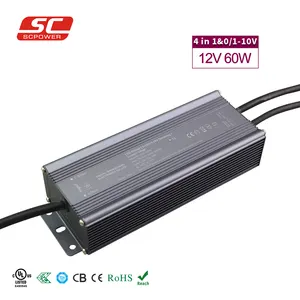 KV-24060-A-DIM 0-10 v 60 w constante spanning voeding adapter