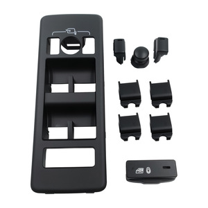 Kit de molduras interiores Sirui para Land Rover Range Rover 2012-2016, panel de salpicadero de plástico negro mate con cubiertas para botones - Product Image 1