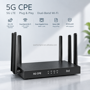 เราเตอร์อุตสาหกรรม 5G LTE CPE 1200M ดูอัลแบนด์ WiFi 2T2R ชิปเซ็ต SF19A2890 พอร์ต Gigabit WAN/LAN รองรับนาโนซิม รองรับ PPTP L2TP VPN - Product Image 1