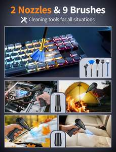 พัดลมเทอร์โบขนาดเล็กแบบพกพา 8000mAh 130000RPM ไร้ใบพัด พร้อมไฟส่องสว่าง - Product Image 3