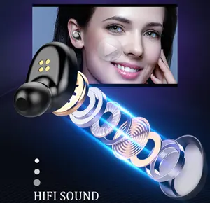 新款F9无线耳机Bt 5.0 TWS耳机HIFI迷你入耳式运动跑步耳机支持所有手机高清通话