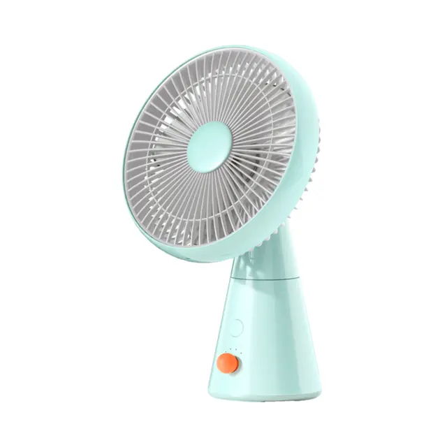 Personal Desktop Portable Air Cooling Fan Type-c Chargeable Small Electric Desk Fan Table Usb Plastic Mechanical Wireless OEM T8