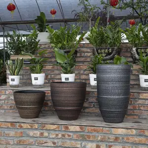 Hete Verkoop Duurzame Pp Plastic Moderne Bloemenplant Boom Grote Pot