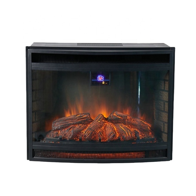 30 Inch Remote  Manual Control Timer Function 5 Levels Flame Decor Electric Fireplace