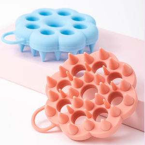 Cepillo Masajeador de Silicona para Cuero Cabelludo, Exfoliante y Limpiador para el Crecimiento del Cabello - Product Image 1