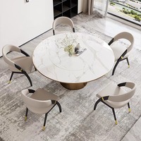 Sillas de Comedor Modernas Vintage de Madera Maciza para Banquetes, Restaurantes, Hoteles y Cafeterías, Sillas de Comedor Tapizadas en Cuero