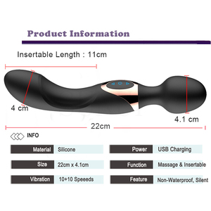 Énorme produit sexuel puissant AV vibrateurs magique corps masseur baguette bâton femme G Spot <span class=keywords><strong>Clitoris</strong></span> stimuler jouet pour femme - Product Image 6