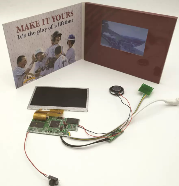 Video Player Module 1GB/2GB/4GB MP4 Video Player Playback HD IPS DIY 10 Inch 7 Inch Video Gift Component