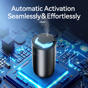 Diffuseur de parfum d'air de voiture sans eau SCENTA Offre Spéciale avec lumière ambiante, mini diffuseur de voiture de parfum sans eau intelligent noir - Product Image 4