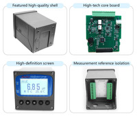 Contrôleur de pH industriel en ligne, pH-mètre numérique avec régulation automatique du pH, capteur pour système de traitement des eaux usées et des eaux douces