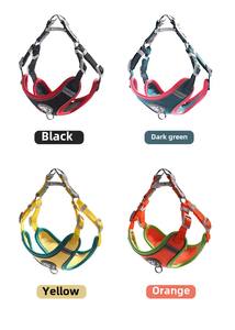 Petit harnais de luxe pour chien en néoprène mignon chats transfrontaliers solide rembourré poitrine sangle arrière résistant aux explosions animal de compagnie pour petits animaux de compagnie - Product Image 3