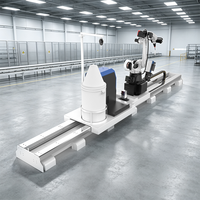 Robot de soldadura de 6 ejes sin programación y sin necesidad de enseñanza, con cámara 3D para la construcción de estructuras de acero y construcción naval.