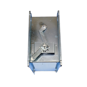 Serranda per il controllo del volume d'aria per condotti di ventilazione in acciaio zincato, manuale, a apertura opposta, multi-lama - Product Image 2