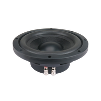 Subwoofer SEX08 8 pouces à montage peu profond, double bobine mobile, puissance RMS 100W, puissance maximale 200W, avec châssis fin en acier estampé