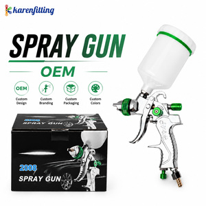 <span class=keywords><strong>Pistolet</strong></span> de pulvérisation pneumatique à gravité pour <span class=keywords><strong>carrosserie</strong></span> automobile, atomisation haute précision, trémie supérieure 1,4 mm - Product Image 4