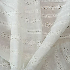 Tessuto <span class=keywords><strong>di</strong></span> pizzo personalizzato in stile Vintage con ricamo in <span class=keywords><strong>cotone</strong></span> <span class=keywords><strong>Organza</strong></span> Beige Crochet per abiti da sposa tessuto <span class=keywords><strong>di</strong></span> pizzo bianco Guipre - Product Image 2