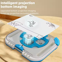 Tableau de dessin à projection LED MILI pour enfants, jouet éducatif portable, projecteur de croquis, jouet d'apprentissage artistique pour les tout-petits