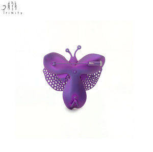 New Collection Manufacturer Export Wholesale Pendant And Brooch Dual Purpose <b>Titanium</b> 18K Solid Gold Natural Gemstone Jewelry - Product Image 2