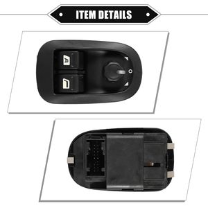 Commutateur de lève-vitre électrique de voiture de rechange en gros bouton de commande de miroir OE # 6554WA pour <span class=keywords><strong>Peugeot</strong></span> <span class=keywords><strong>206</strong></span> - Product Image 3