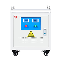 Transformador elevador y reductor con LCD 10KVA 20KVA 25KVA 30KVA 220V a 380V, transformador de aislamiento trifásico elevador