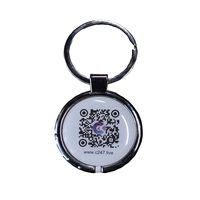 Porte-clés de contrôle d'accès en PVC époxy avec logo personnalisé, code QR pour animaux de compagnie, NFC 13,56 MHz ISO 14443A