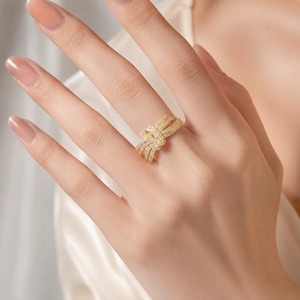 Anello con Fiocco per Donne, Accessorio da Dito alla Moda per Uso Quotidiano - Product Image 3