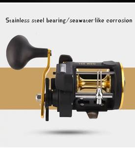 Gulungan pancing Digital <span class=keywords><strong>2</strong></span> + 1BB, Reel pancing troling Jigging memancing di laut dalam, kekuatan tarik logam penuh 6.0:1 - Product Image 3