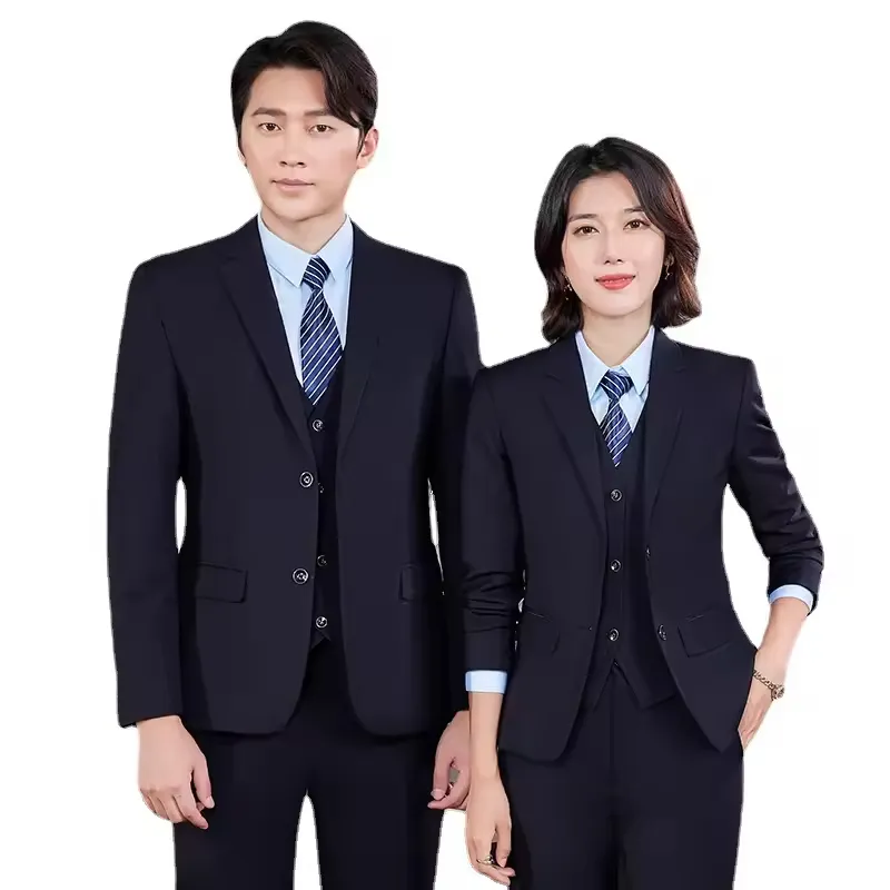 Inteng kinh doanh chính thức mặc cho nam giới và phụ nữ mỏng trang phục chuyên nghiệp phù hợp với kinh doanh Luật Sư đồng phục cá nhân văn phòng trang phục
