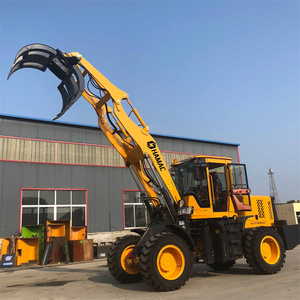 Factory Price Construction Excavator Loader 4x4 Mini Front End Wheeled Loader with 6 Ton Rated Load <b>Small</b> <b>Wheel</b> Loader for Sale - Product Image 2