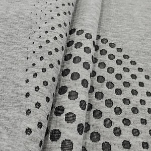 Vendita calda grigio 100% poliestere a pois lavorato a maglia in tessuto per la casa fodera per cuscino in tessuto ticchettio per materasso - Product Image 2