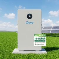 Système solaire domestique mural Deye RW-F16 15 kWh avec batterie lithium LiFePO4 16 kWh, 15 kW, 280 A, 300 Ah, 314 Ah et port de communication CAN