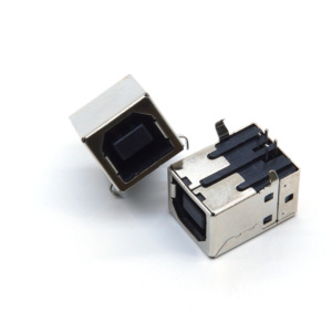 Connecteur USB carré de haute qualité, prise USB-B femelle de type D, connecteur femelle à 90 degrés pour soudure sur circuit imprimé, pour données d'imprimante - Product Image 3