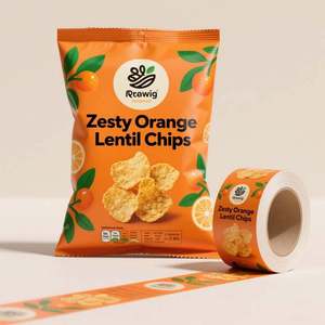 Rouleau de papier aluminium de film plastique laminé personnalisé pour l'emballage alimentaire flexible pour la machine à emballer automatique de café - Product Image 6