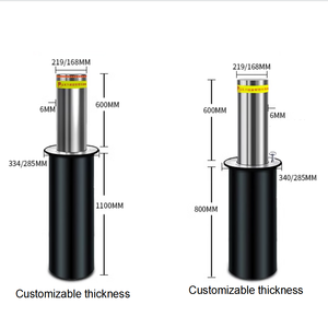 Dissuasore idraulico di traffico di bloccanti stradali in aumento di sicurezza retrattile con telecomando - Product Image 2