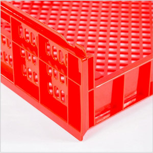 מזון כיתה <span class=keywords><strong>Stackable</strong></span> אחסון לחם מאפיית מגשי רשת מחסנית פרקו פלסטיק ארגזי סל - Product Image 4