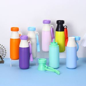 New Stainless Steel Thermal Cup Straw 520ml Large Capacity 6-12 Hours Thermal Insulation <b>Portable</b> <b>Vacuum</b> Design for Adult Travel - Product Image 1
