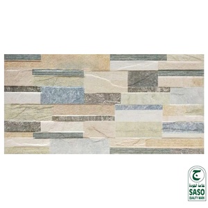 Carrelage mural extérieur en céramique émaillée numérique 3D, 300x600mm, vente en gros, antidérapant, <span class=keywords><strong>imitation</strong></span> pierre, carrelage fissuré en <span class=keywords><strong>ciment</strong></span> pour extérieur - Product Image 2