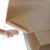 Panneau acrylique transparent écologique résistant aux UV, épaisseur 2 mm, feuille d'impression pour présentoirs lumineux
