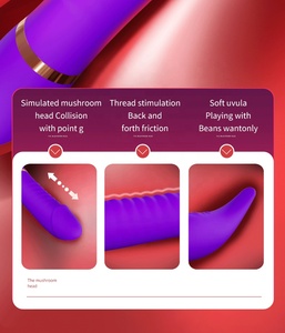 G Spot titreşim teleskopik son seks oyuncak klitoris uyararak cinsel kadınlar Thrusting <span class=keywords><strong>Dildo</strong></span> kadın için vibratör - Product Image 4