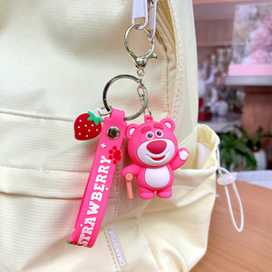 พวงกุญแจ<span class=keywords><strong>ตุ๊กตา</strong></span>สีชมพู น่ารัก นุ่ม ทำจากยาง ใช้เป็นจี้กระเป๋าเป้ ของตกแต่งสำหรับผู้<span class=keywords><strong>หญิง</strong></span> สวยงาม ขายส่ง - Product Image 3
