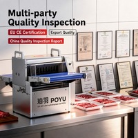 Trancheuse haute performance entièrement automatique industrielle commerciale pour viande fraîche bœuf, porc, volaille, 220V/380