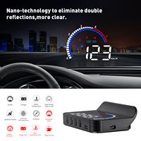 Afficheur numérique HUD universel M13 Plus GPS pour pare-brise, affichage de la vitesse USB pour voitures, électronique automobile OBD2