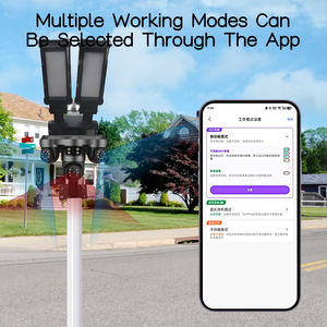 户外 PTZ 太阳能 4G 摄像机 IP66 4G 真正三镜头太阳能灯和摄像机家庭安全监控系统 4K 高清太阳能摄像机户外 - Product Image 6