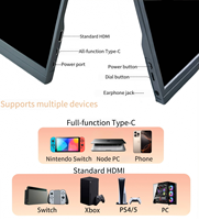 Monitor LCD Industri Desktop Baru Grosir Pabrik 15.6 Inci Rasio 16:9 dengan Speaker Terintegrasi USB Open Frame
